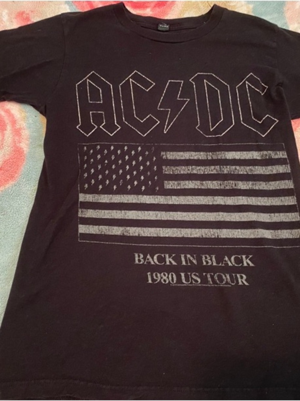 AC/DC Black Graphic Tee